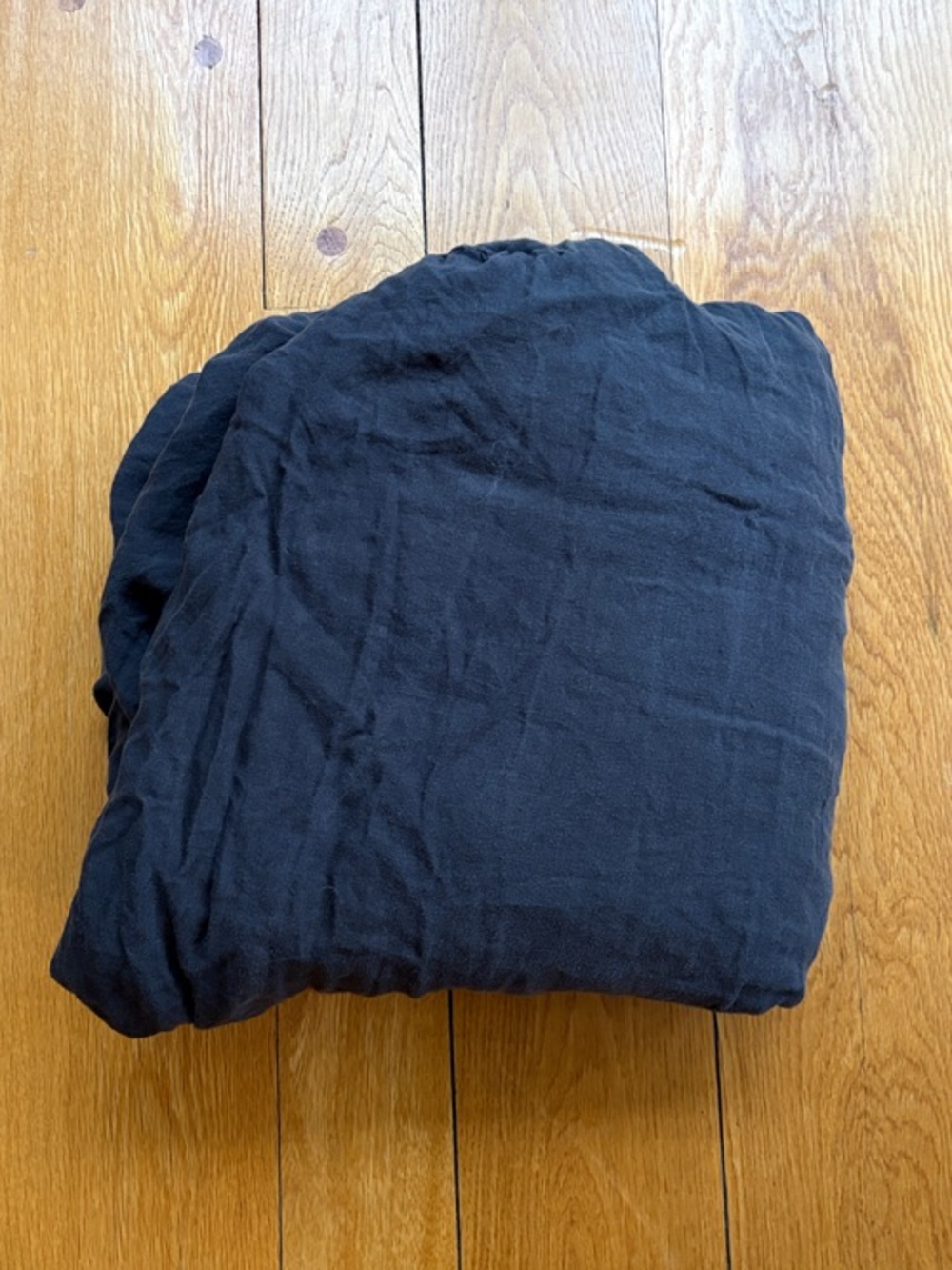 Parachute Coal Linen Fitted Sheet King - Picture 4 of 4